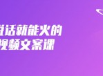 说话就能赚钱的短<strong>视频</strong>教程