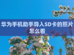 华为手机<strong>助手</strong>导入SD卡的照片怎么看