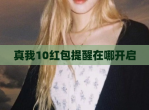 真我10<strong>红包</strong>提醒在哪开启