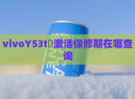 vivoY53t​激活保修期在哪查询