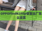 OPPOFindN2Flip恢复出厂怎么设置