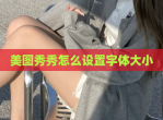 美图秀秀怎么设置字体大小