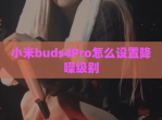 小米buds4Pro怎么设置降噪级别