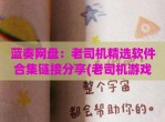 蓝奏网盘：老司机精选软件合集链接分享(老司机游戏分享蓝奏云)