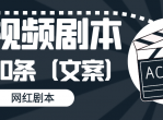 短<strong>视频</strong>剧本1700条文案
