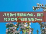八月软件库蓝奏合集，夏日畅享软件下载的乐趣(bay蓝奏云)