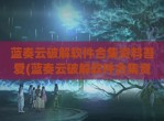 蓝奏云<strong>破解</strong>软件合集资料吾爱(蓝奏云<strong>破解</strong>软件合集资料网址)
