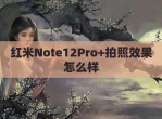 红米Note12Pro+拍照效果怎么样