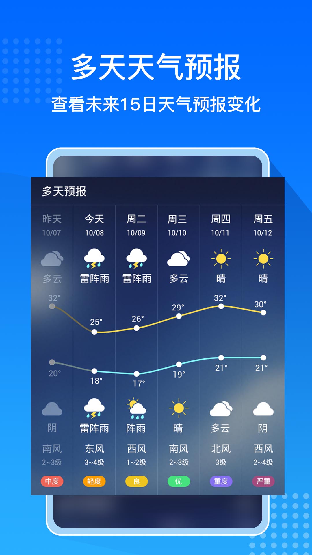 安装天气预报到桌面图片