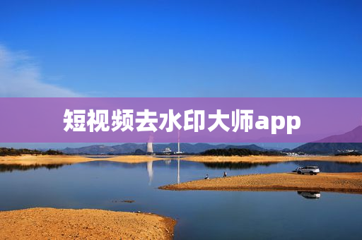 短视频去水印大师app