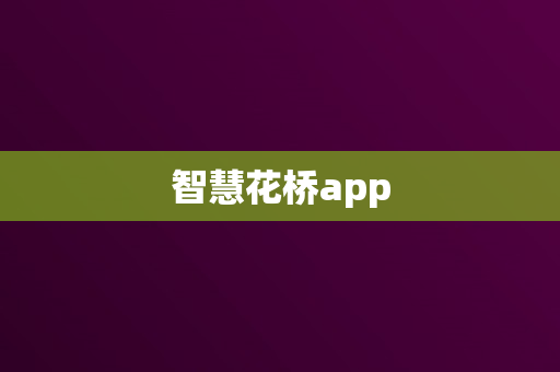 智慧花桥app