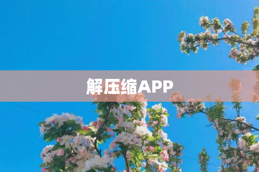 解压缩APP