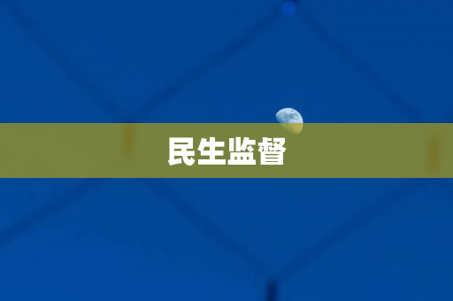 民生监督