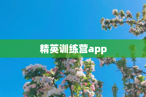 精英训练营app