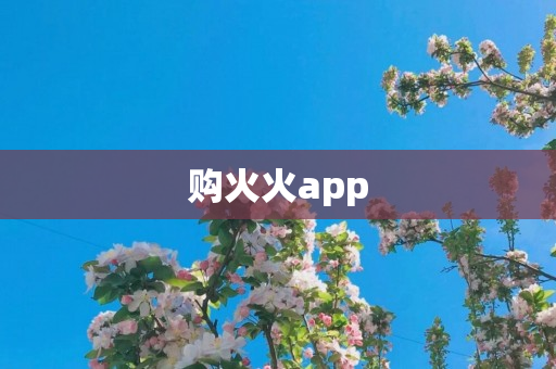 购火火app