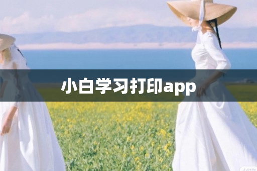 小白学习打印app