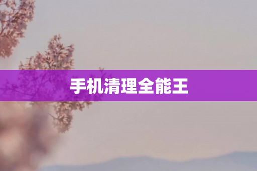 手机清理全能王