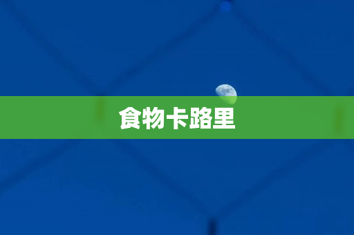 食物卡路里