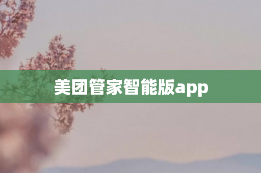 美团管家智能版app