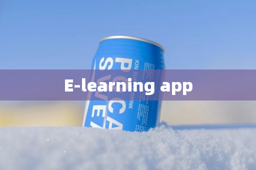 E-learning app