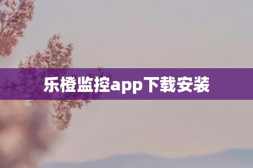 乐橙监控app下载安装