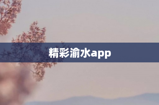 精彩渝水app