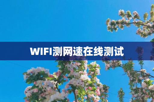 WIFI测网速在线测试