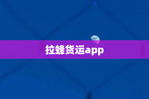 拉蜂货运app