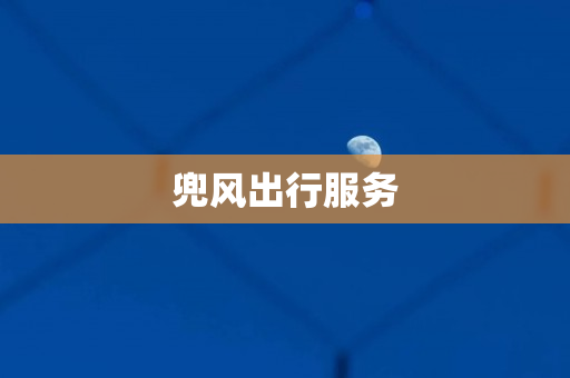 兜风出行服务