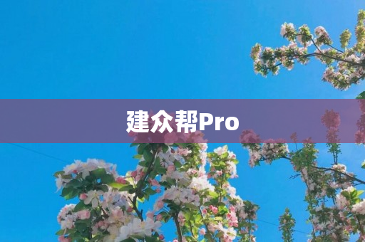 建众帮Pro