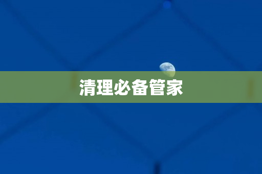 清理必备管家