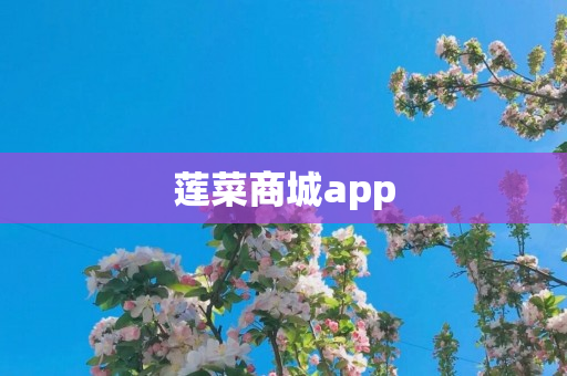莲菜商城app