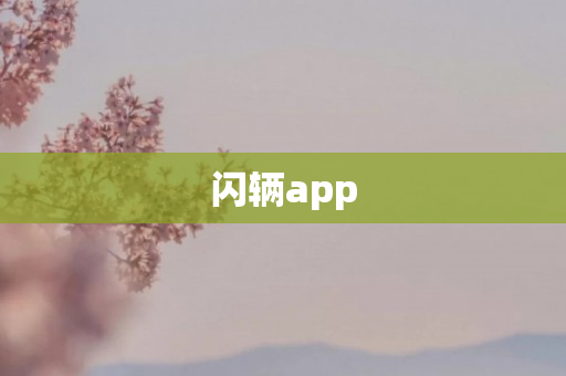 闪辆app