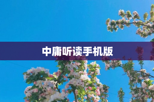 中庸听读手机版