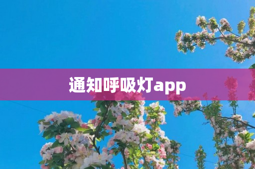 通知呼吸灯app