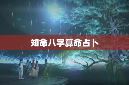 知命八字算命占卜
