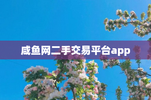 咸鱼网二手交易平台app