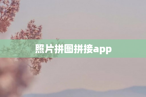 照片拼图拼接app