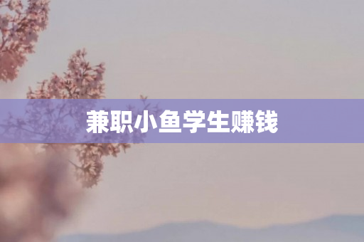 兼职小鱼学生赚钱