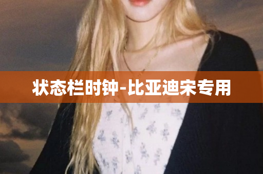 状态栏时钟-比亚迪宋专用