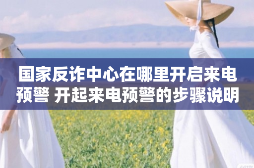国家反诈中心在哪里开启来电预警 开起来电预警的步骤说明
