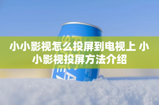 小小影视怎么投屏到电视上 小小影视投屏方法介绍