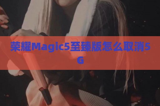 荣耀Magic5至臻版怎么取消5G
