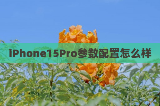 iPhone15Pro参数配置怎么样