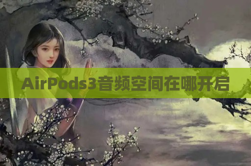 AirPods3音频空间在哪开启