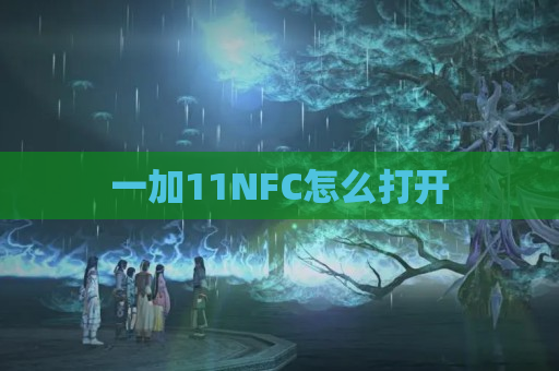 一加11NFC怎么打开