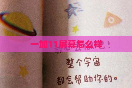 一加11屏幕怎么样