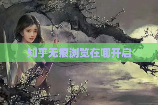 分享库无痕浏览在哪开启