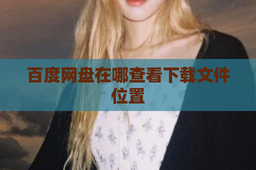 百度网盘在哪查看下载文件位置
