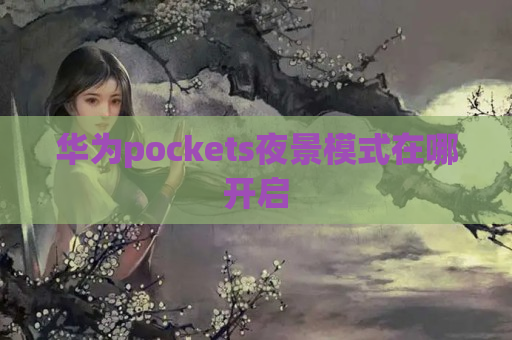 华为pockets夜景模式在哪开启